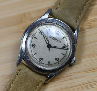 Vintage Girard Perregaux Gyromatic Stainless Steel Automatic Watch Serviced