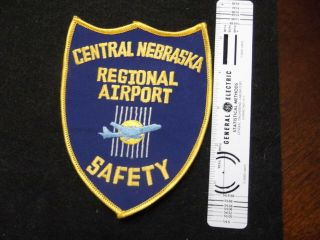 Nebraska Central Nebraska Airport Security Police Hall County Defunct Vintage