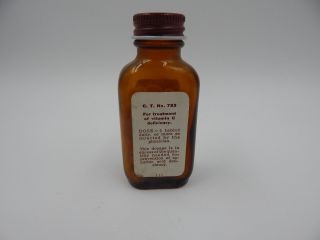 Vintage Parke Davis Ascorbic Acid Medical Supply Medicine Bottle 3