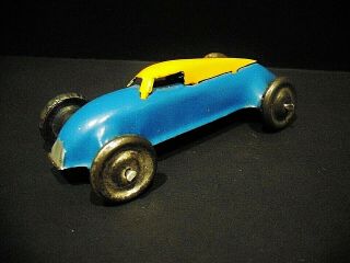 Vintage Tinplate Autounion Car From The 1950 - Made In Portugal