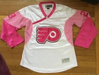 The Late Ray Emery 29 Reebok Hockey Jersey Pink Women 