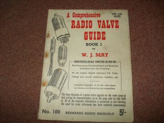 Radio Valve Data Guide By W J May 1951