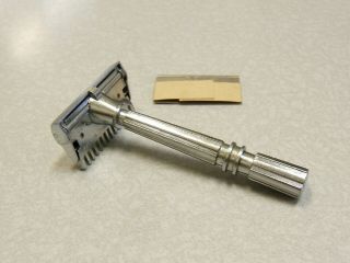 Vintage Gem Micromatic Single Edge Safety Razor W Blade