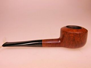 Imported Briar Small Smooth Pot Pipe 70’s Vulcanite Rubber Stem by me 2