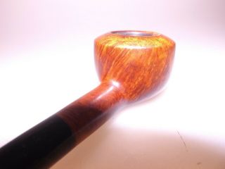 Imported Briar Small Smooth Pot Pipe 70’s Vulcanite Rubber Stem by me 3