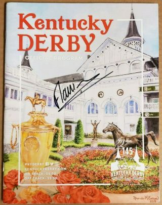 Flavien Prat Jockey Signed 2019 Kentucky Derby Racing Program Country House