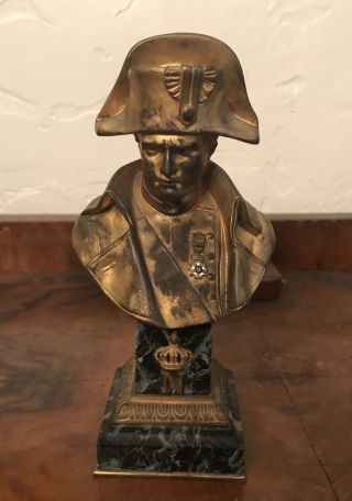 Bronze Bust Of Napoleon,  Pindo (1840 - 1916) Paris Foundry Garanti Au Titre