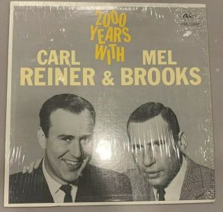 Vintage Vinyl Record 2000 Years With Carl Reiner And Mel Brooks Comedy Album