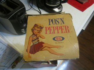 1964 IDEAL VINTAGE POS`N PEPPER DOLL - w/ORIGINAL BOX 2