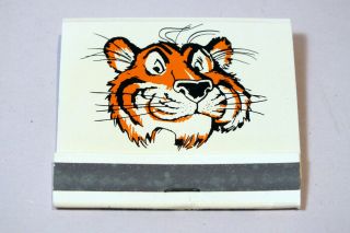 Vtg Esso Humble Exxon Tiger In Your Tank Front Strike Match Book Match Cover