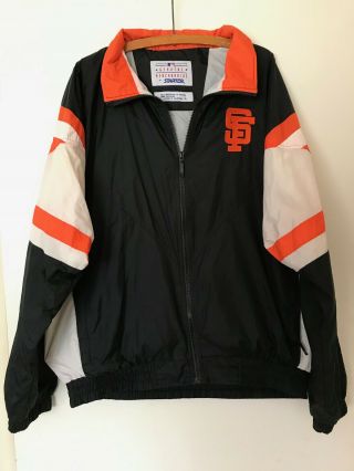 Vintage Color Block 1980s San Francisco Giants Starter Jacket Mens Large
