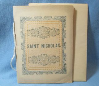 Visit From St Nicholas Christmas Story Booklet Vintage Recreation 1849 Edition