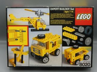 Vintage 1984 LEGO Expert Builder 8020 Universal Set COMPLETE w/ Box TECHNIC 2