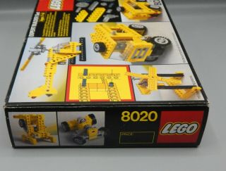 Vintage 1984 LEGO Expert Builder 8020 Universal Set COMPLETE w/ Box TECHNIC 3