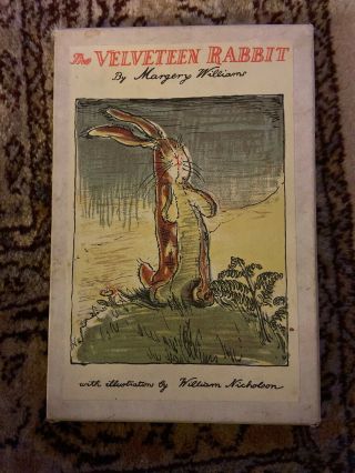 Vintage Hc Box The Velveteen Rabbit Margery Williams Nicholson Toys Become Real
