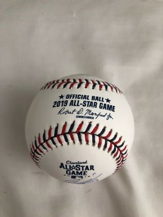 Hyun - jin Ryu Los Angeles Dodgers Autographed 2019 All Star Baseball Rare JSA 2