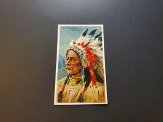 1910 (t113) " Types Of Nations (sub - Rosa) " 3 The American Indian