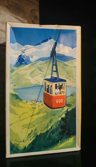 Vintage Lehmann Rigi NR 900 Gondola Ski Lift Tram W/Box &papers.  Made W.  Germany 2