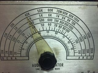 Vintage Eico Audio Generator - sine and square wave - Model 377 3