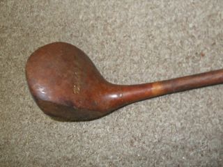 Antique Wright & Ditson St.  Andrews Hickory Wood Shaft Golf Club Turn of Centur 2