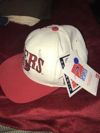 San Francisco 49ers Pro Line Vintage Hat Snapback Nos W Tags