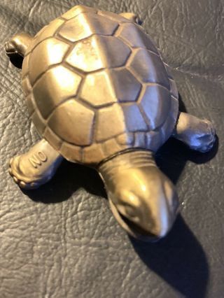 Vintage Sea Turtle Brass Lighter