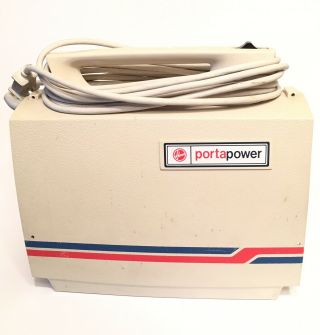 Vintage 7.  4 Amp Hoover Portapower Porta Power Canister Vacuum S1015 - 075