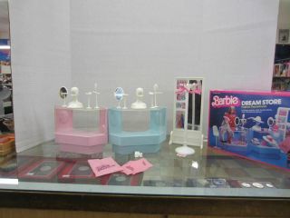Vintage Barbie Dream Store Fashion Department Set W/boxes & Some Accessories