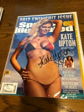 2012 Kate Upton Autographed Signed Sports Illustrated Swimsuit Issue W/ Jsa
