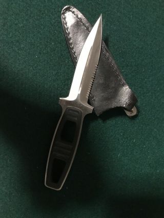 Vintage Knife/dagger Amphibian Kershaw By Kai Japan,  Black Sheath