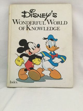 Vintage Disney’s Wonderful World Of Knowledge - Vol 22 Index