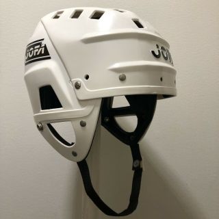 Jofa Hockey Helmet White 280 Sr Senior 54 - 59 Vintage Classic Okey