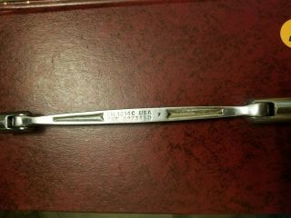 Snap - On Vintage 3/8 - 7/16 " Double Flex Box Wrench 12 Point Fh1214c