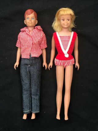 Vintage Mattel 1963 Ricky & Scooter (“barbie " Doll) Japan
