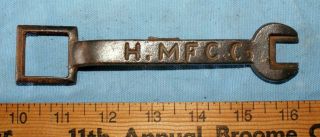 Old Antique Vintage H.  Mfg Co Small Buggy Style Wrench Tool