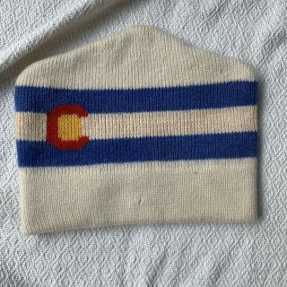 Vintage Ski Country Colorado Wool Hat