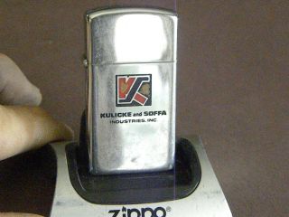 Zippo Slim 1973 " Kulicke & Soffa " Industries,  Inc - All Fully Functional