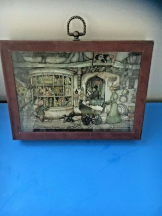 Vintage Anton Pieck 3D shadow box Collectible or Decorative art 2