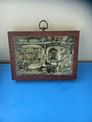 Vintage Anton Pieck 3D shadow box Collectible or Decorative art 3
