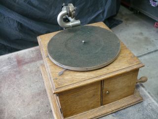 Antique American Victor Talking Machine Company Vv - Iv Tabletop Wind - Up Victrola