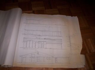 Vintage Home Plans Blueprints 2388 Sf Living Area