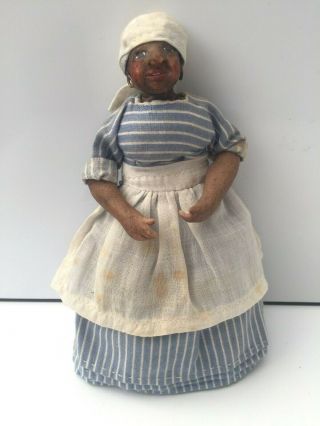 Artisan Cyr Roberson Dolls House Character Doll Black Woman Cook Maid Vintage