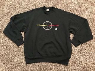 Vintage Men’s Pittsburgh Steelers Sweatshirt Size Extra Large Xl Black