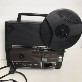 Vintage Gaf Anscovision Dual 8 Mm Automatic Load Movie Projector : Model 388z