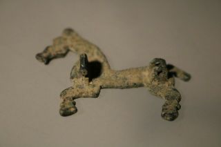 Ancient Roman Bronze Zoomorphic Fibula Brooch Horse 1st - 4th AD 3