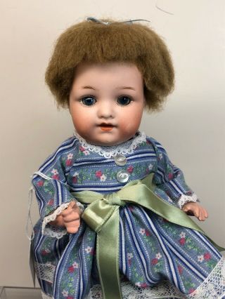 8” Antique Armand Marseille Germany A & M Baby Repainted 990 Bisque Jointed M