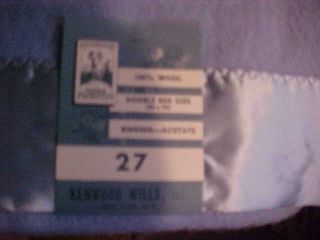 Vintage Kenwood Wool Blanket Blue Satin Trim 90 X80 Queen 2