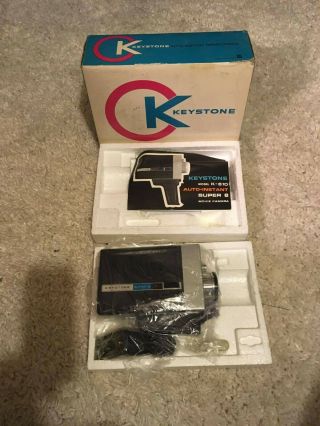 Vintage Keystone Auto - Instant 8 Movie Camera Model K - 610h