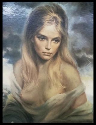 Girl Of Valdarno Nude Print By Vinciata,  Joseph Wallace King Painting 1972