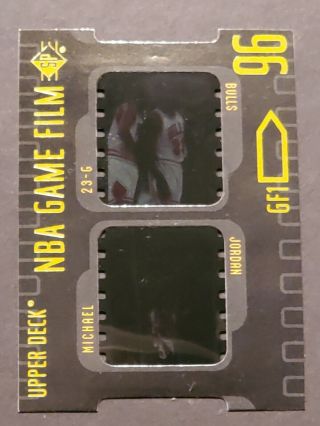 1996 - 97 Sp Nba Game Film Gf1 Michael Jordan Chicago Bulls Basketball Card